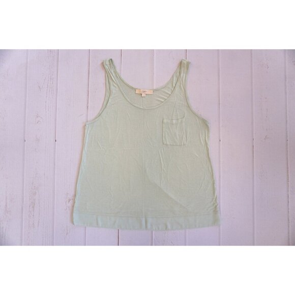 Ann Taylor LOFT Light Green Tank Top - Size L - Picture 1 of 6